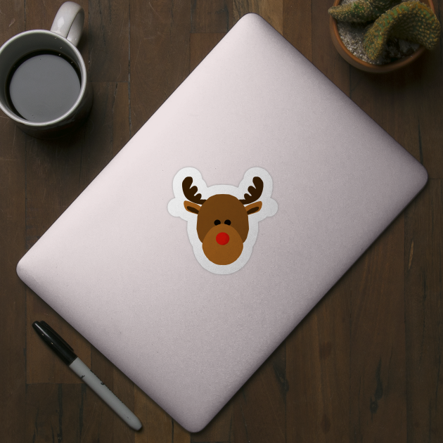 The Cutest Reindeer by JillyBeanDesign